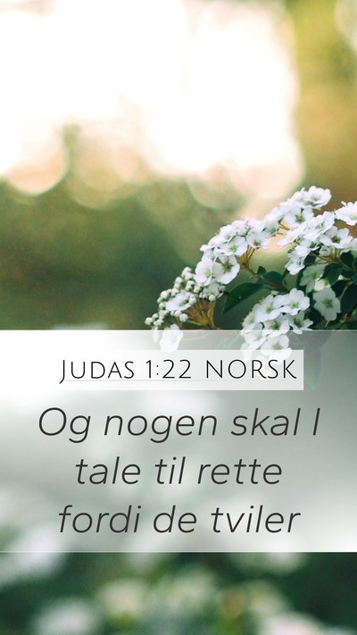 Judas 1:22 NORSK Bible Verse Image