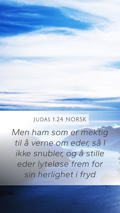 Judas 1:24 NORSK Bible Verse Image