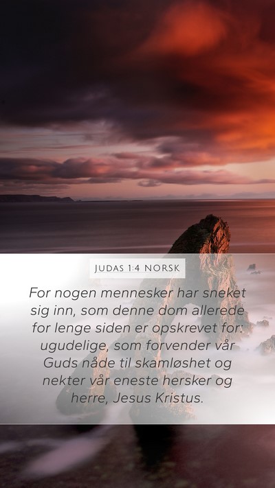 Judas 1:4 NORSK Bible Verse Image
