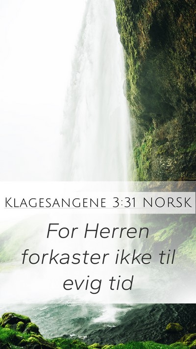 Klagesangene 3:31 NORSK Bible Verse Image