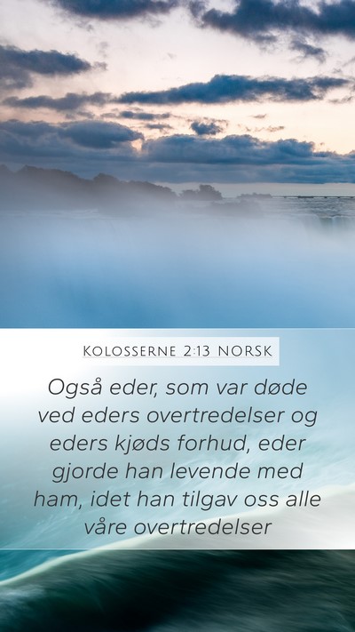 Kolosserne 2:13 NORSK Bible Verse Image