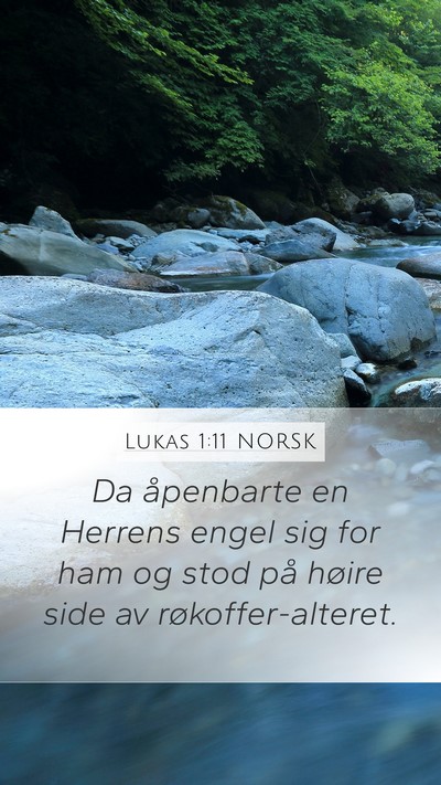 Lukas 1:11 NORSK Bible Verse Image