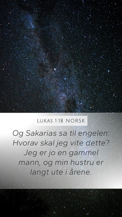 Lukas 1:18 NORSK Bible Verse Image