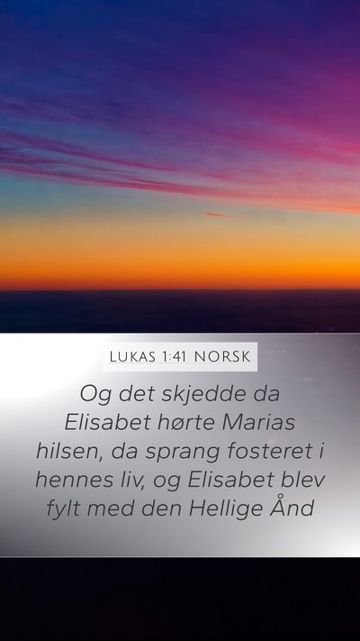 Lukas 1:41 NORSK Bible Verse Image