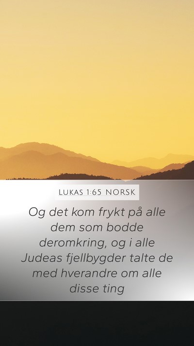 Lukas 1:65 NORSK Bible Verse Image