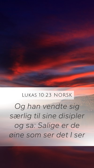 Lukas 10:23 NORSK Bible Verse Image