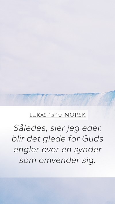 Lukas 15:10 NORSK Bible Verse Image
