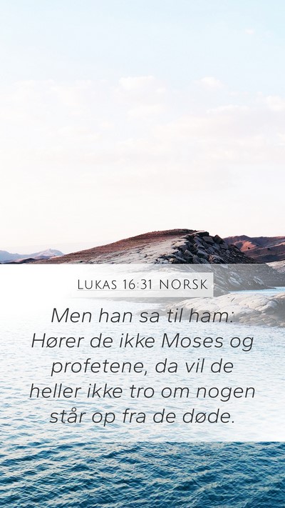 Lukas 16:31 NORSK Bible Verse Image