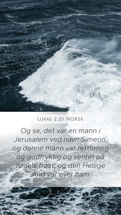 Lukas 2:25 NORSK Bible Verse Image