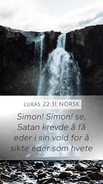 Lukas 22:31 NORSK Bible Verse Image