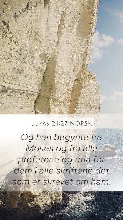 Lukas 24:27 NORSK Bible Verse Image