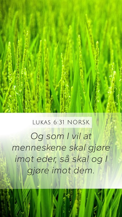 Lukas 6:31 NORSK Bible Verse Image