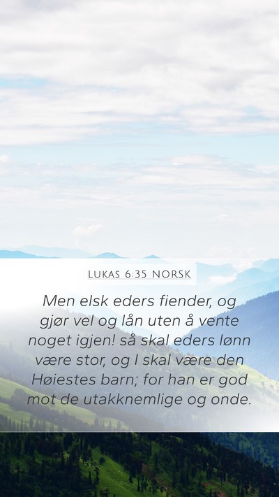 Lukas 6:35 NORSK Bible Verse Image