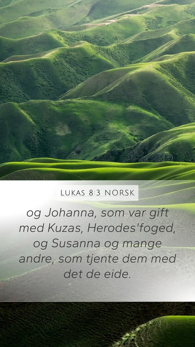 Lukas 8:3 NORSK Bible Verse Image