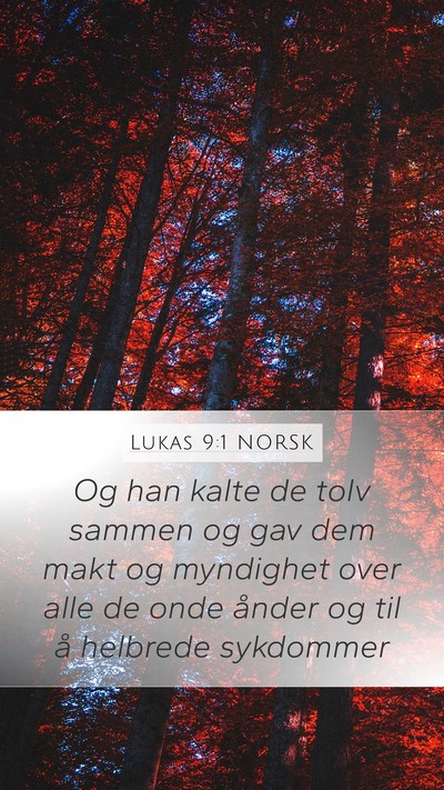 Lukas 9:1 NORSK Bible Verse Image