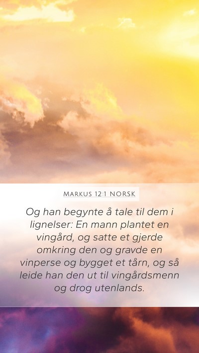 Markus 12:1 NORSK Bible Verse Image