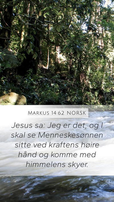 Markus 14:62 NORSK Bible Verse Image