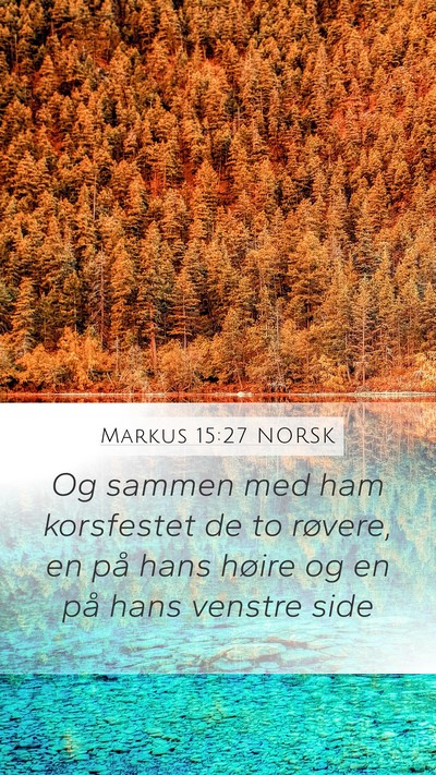 Markus 15:27 NORSK Bible Verse Image