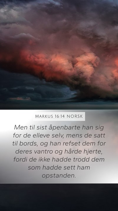 Markus 16:14 NORSK Bible Verse Image