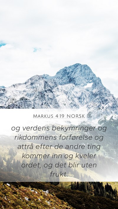 Markus 4:19 NORSK Bible Verse Image