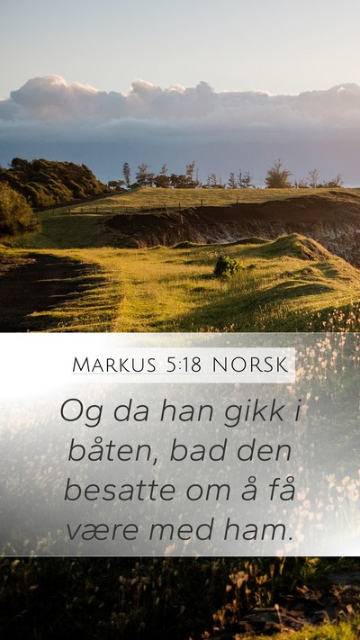 Markus 5:18 NORSK Bible Verse Image