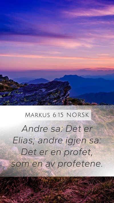 Markus 6:15 NORSK Bible Verse Image