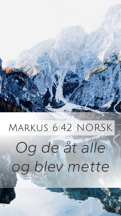 Markus 6:42 NORSK Bible Verse Image