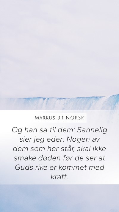 Markus 9:1 NORSK Bible Verse Image