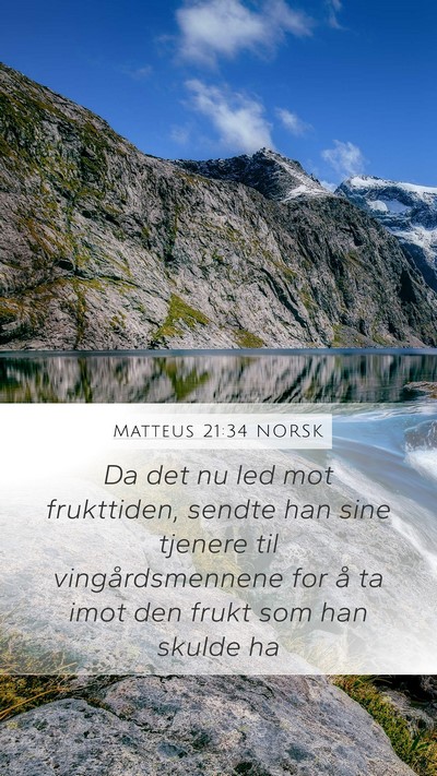 Matteus 21:34 NORSK Bible Verse Image