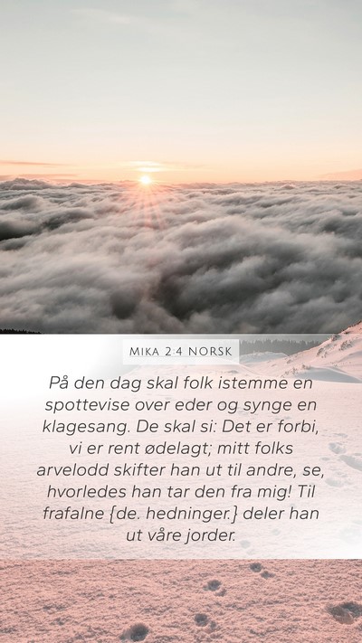 Mika 2:4 NORSK Bible Verse Image