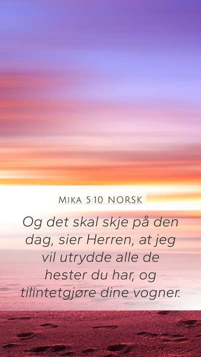 Mika 5:10 NORSK Bible Verse Image