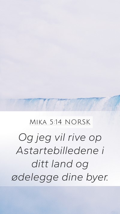 Mika 5:14 NORSK Bible Verse Image