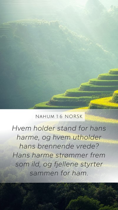 Nahum 1:6 NORSK Bible Verse Image