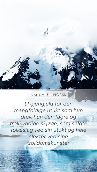 Nahum 3:4 NORSK Bible Verse Image