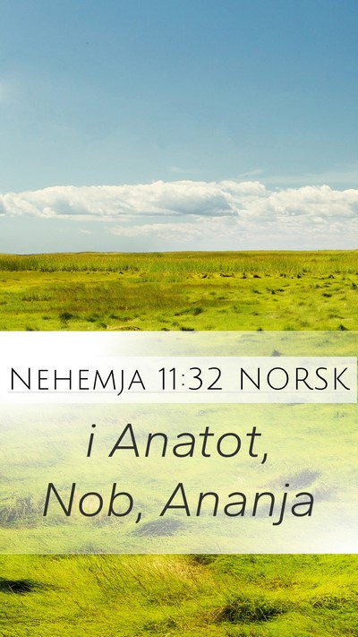Nehemja 11:32 NORSK Bible Verse Image