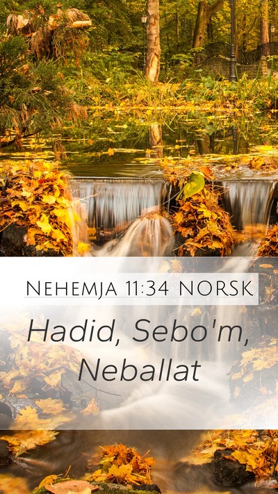 Nehemja 11:34 NORSK Bible Verse Image