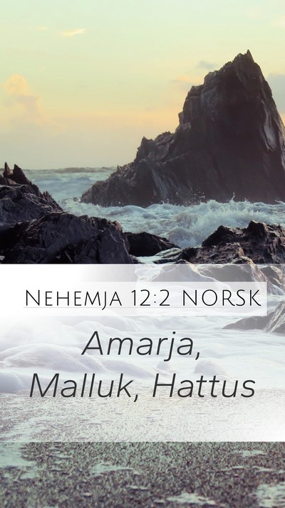 Nehemja 12:2 NORSK Bible Verse Image