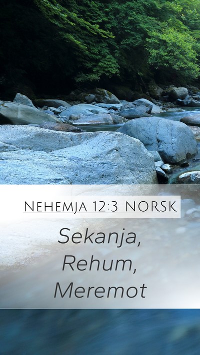 Nehemja 12:3 NORSK Bible Verse Image