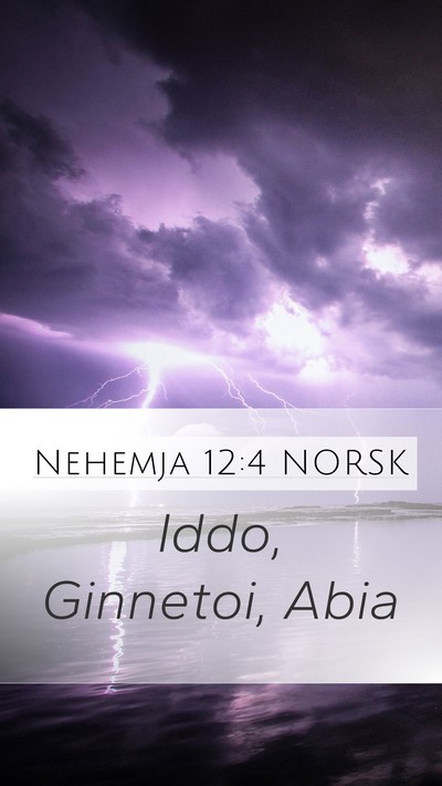 Nehemja 12:4 NORSK Bible Verse Image