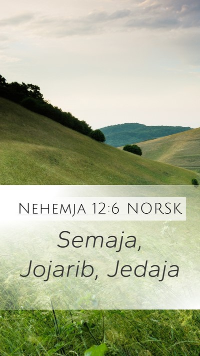 Nehemja 12:6 NORSK Bible Verse Image