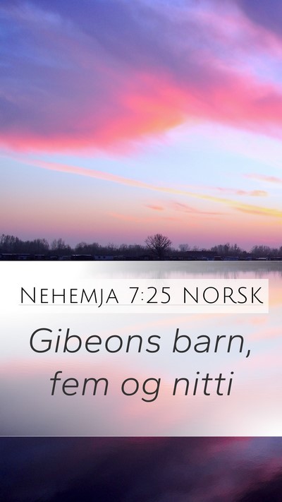 Nehemja 7:25 NORSK Bible Verse Image