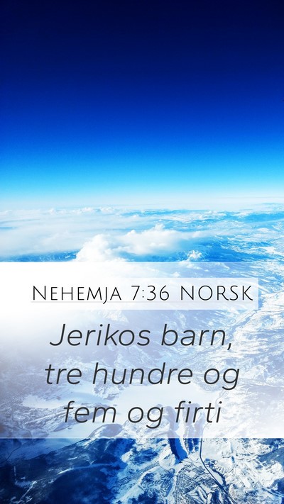 Nehemja 7:36 NORSK Bible Verse Image