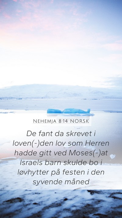 Nehemja 8:14 NORSK Bible Verse Image