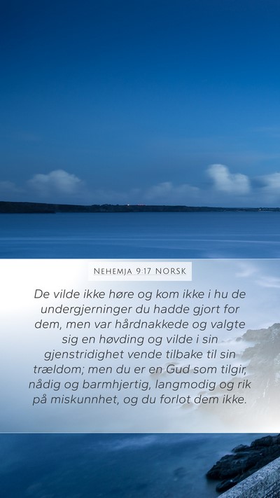 Nehemja 9:17 NORSK Bible Verse Image