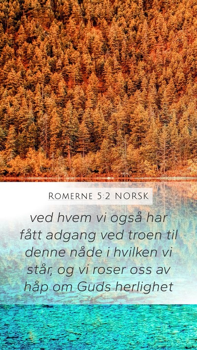 Romerne 5:2 NORSK Bible Verse Image