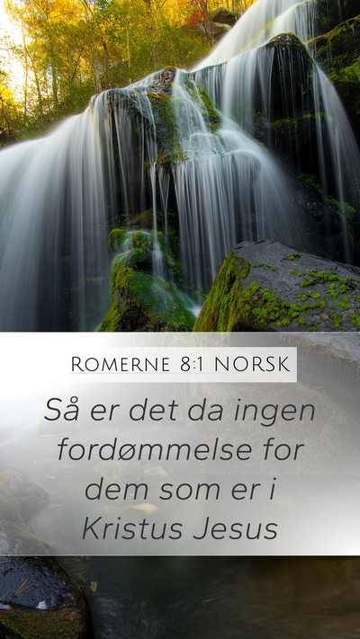 Romerne 8:1 NORSK Bible Verse Image