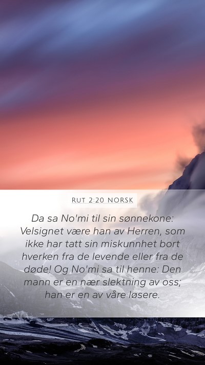 Rut 2:20 NORSK Bible Verse Image