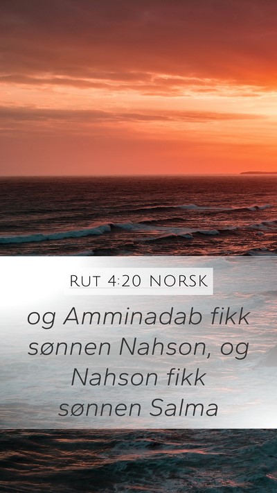 Rut 4:20 NORSK Bible Verse Image