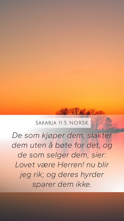 Sakarja 11:5 NORSK Bible Verse Image