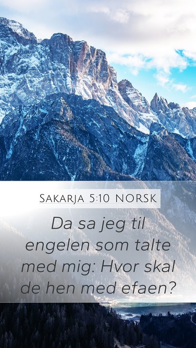 Sakarja 5:10 NORSK Bible Verse Image